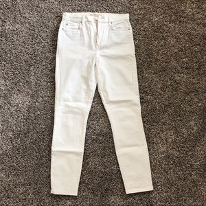 Gap 29-Tall White Skinny Jean